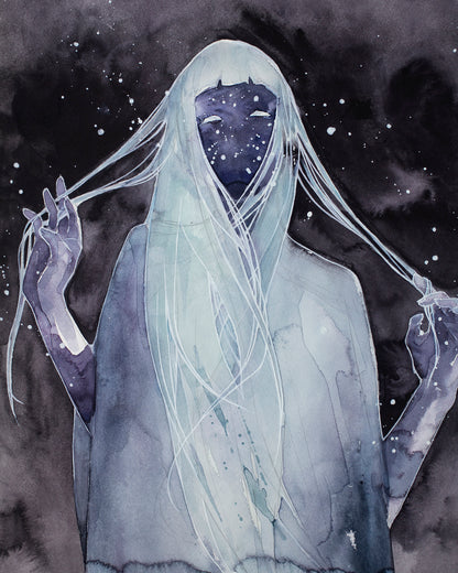 Shining in the dark (30x40 cm) 2023