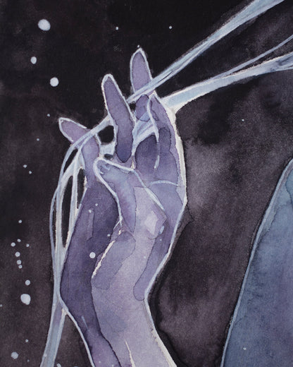 Shining in the dark (30x40 cm) 2023