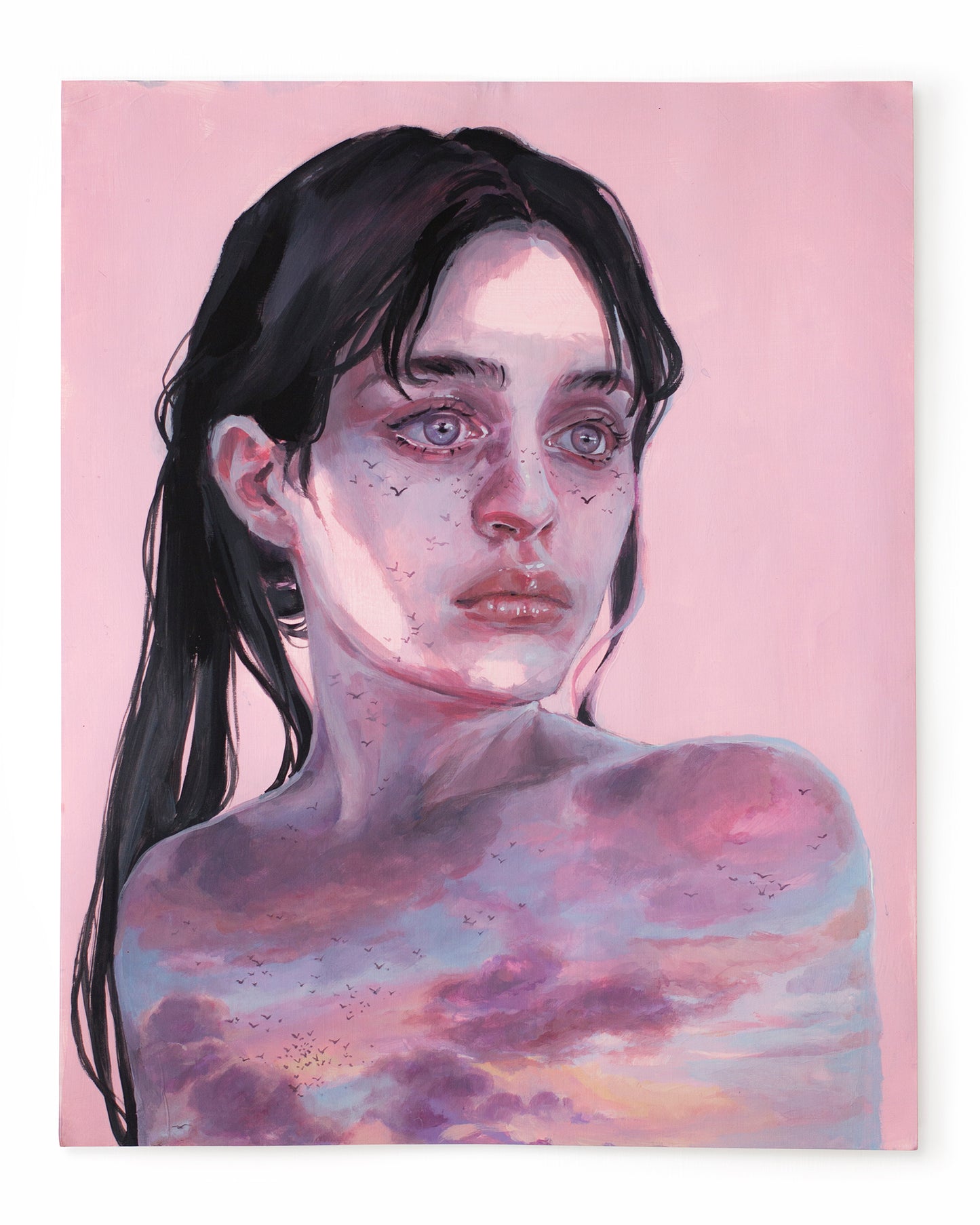 5 PM sky (40x50 cm) 2024