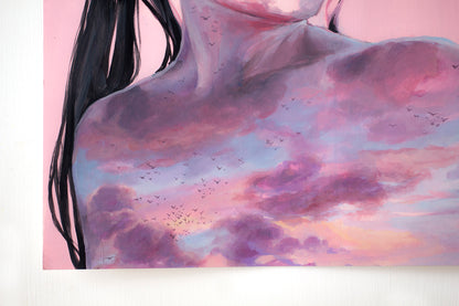 5 PM sky (40x50 cm) 2024