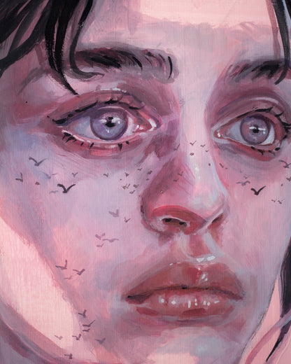 5 PM sky (40x50 cm) 2024