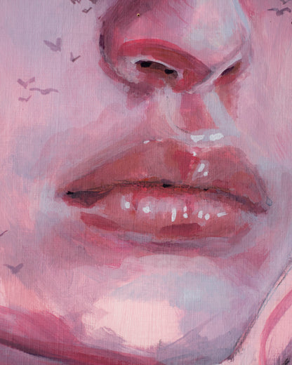 5 PM sky (40x50 cm) 2024