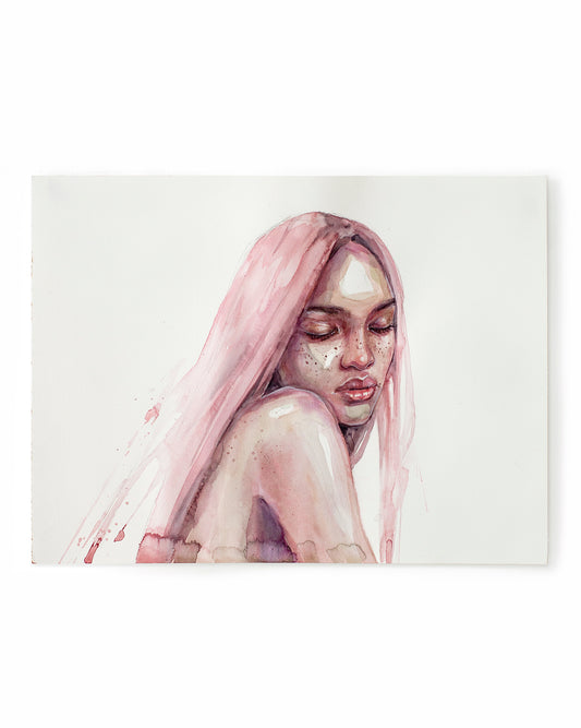 Pink freackles (40x30 cm) 2025