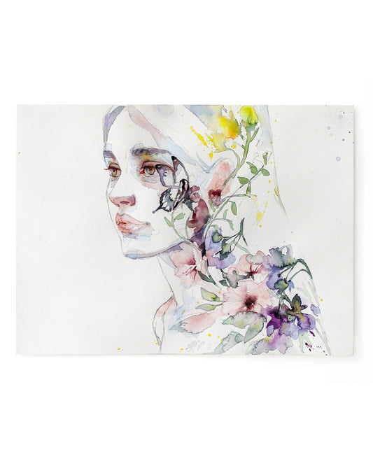 Black butterfly (40x30 cm) 2024