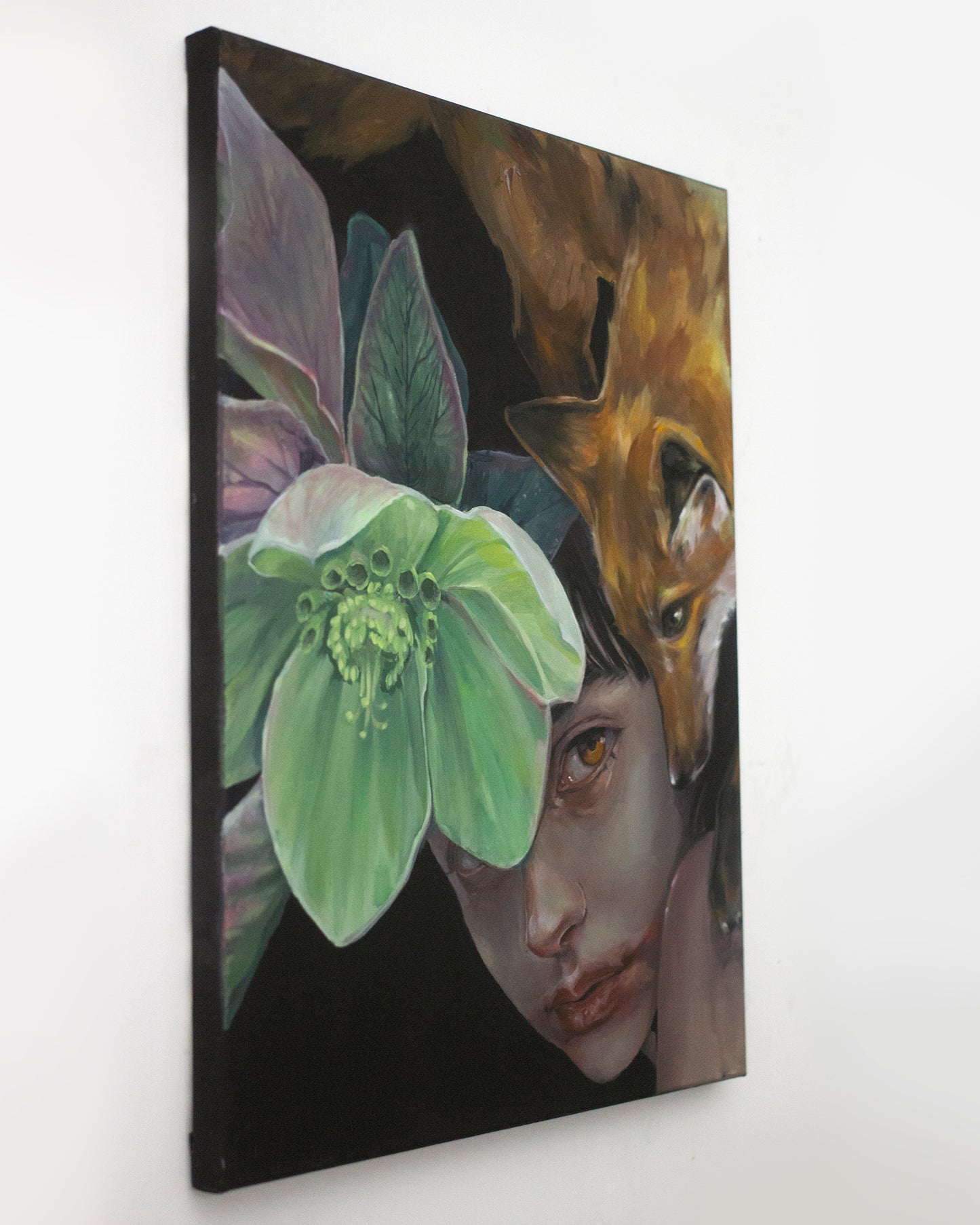 The call of the fox (40x50 cm) 2025