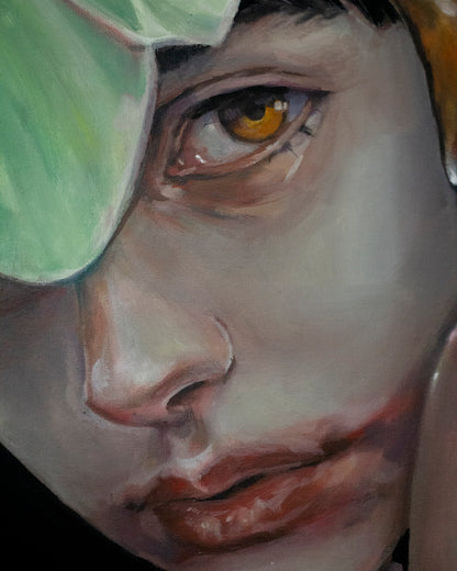 The call of the fox (40x50 cm) 2025