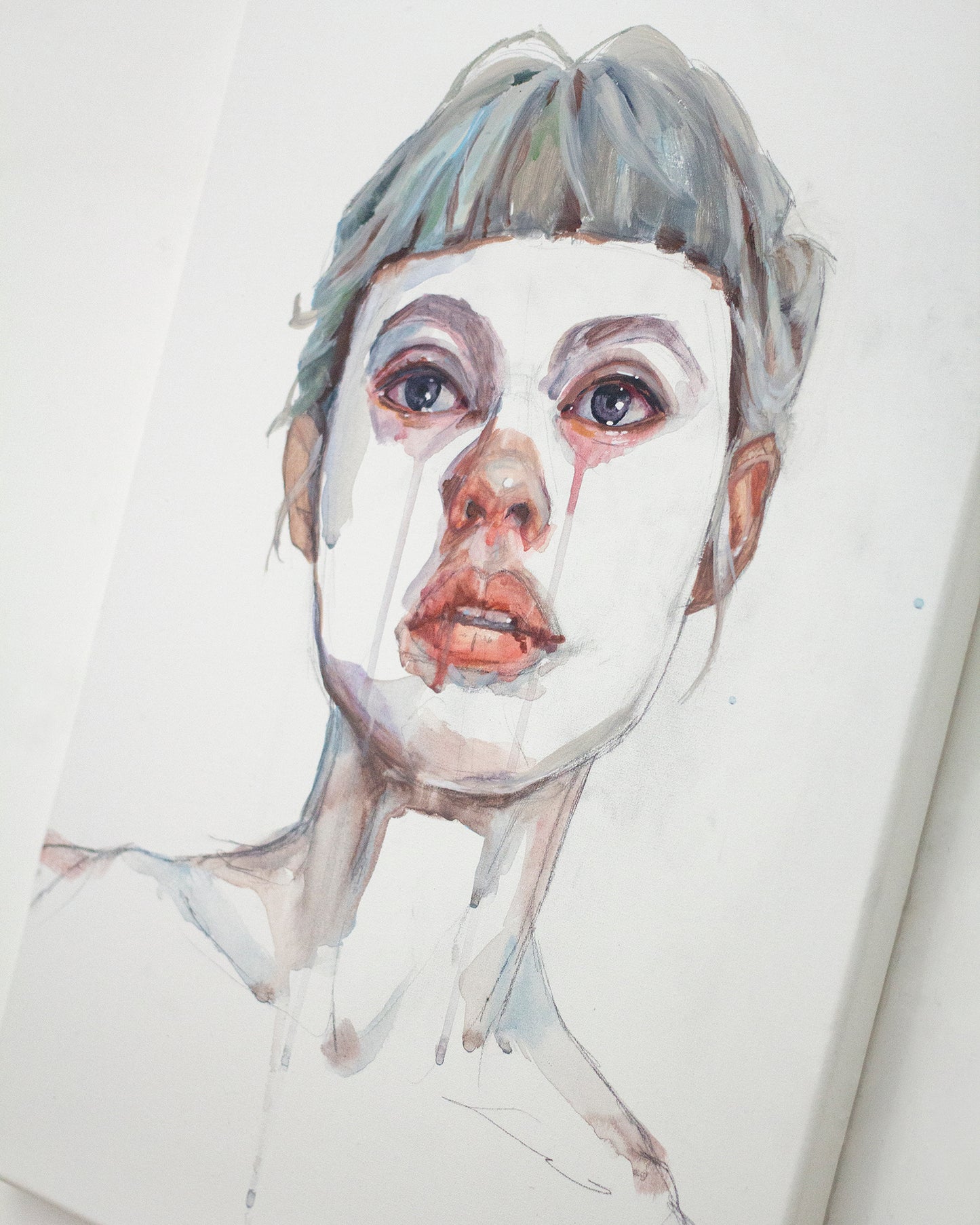 Wet eyes (35x50 cm) 2024