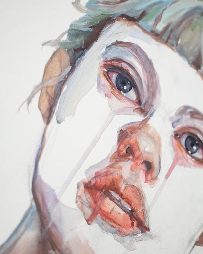 Wet eyes (35x50 cm) 2024