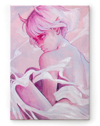 Pink demon (35x50 cm) 2024