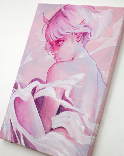 Pink demon (35x50 cm) 2024