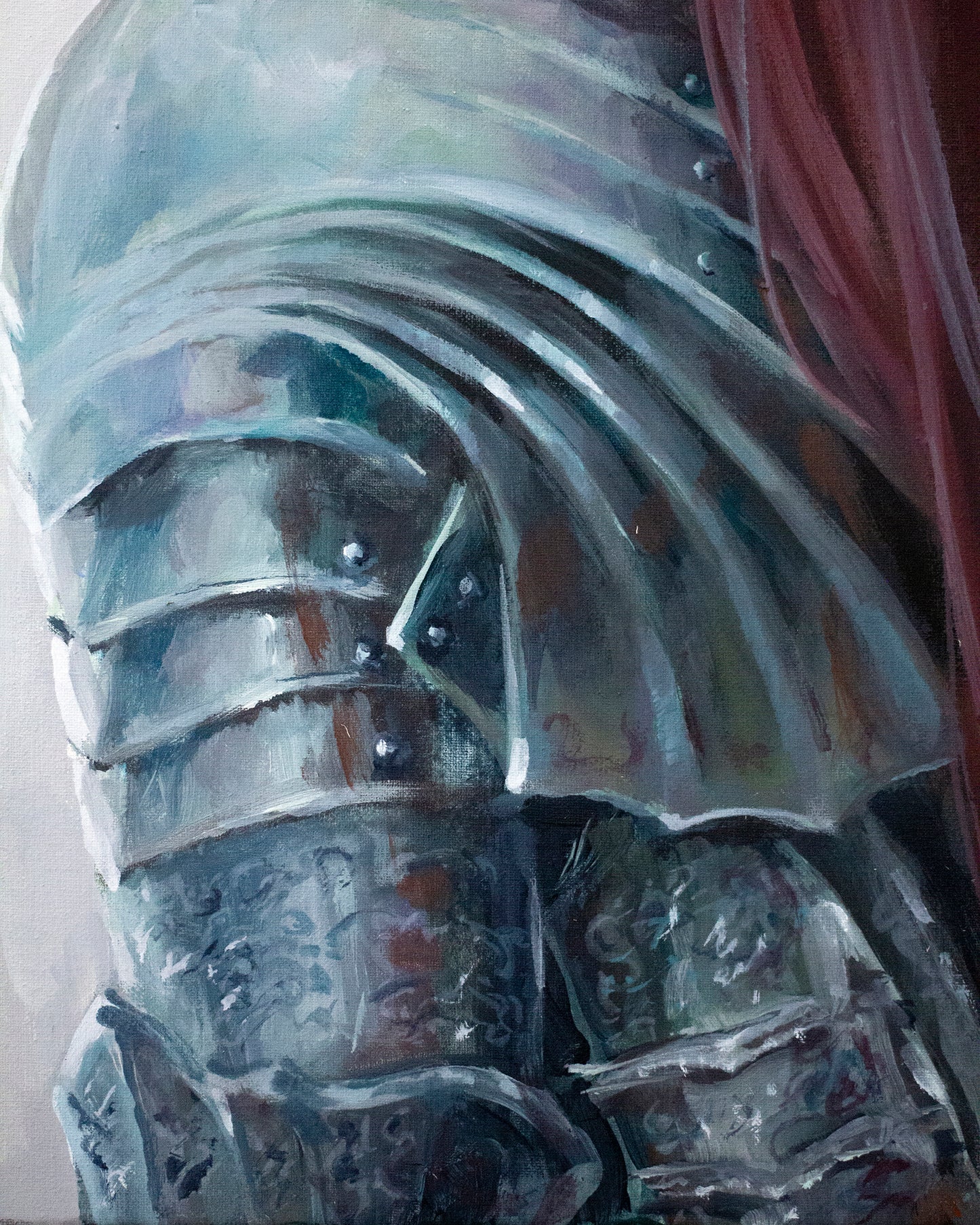 Grace and armour (40x50 cm) 2025