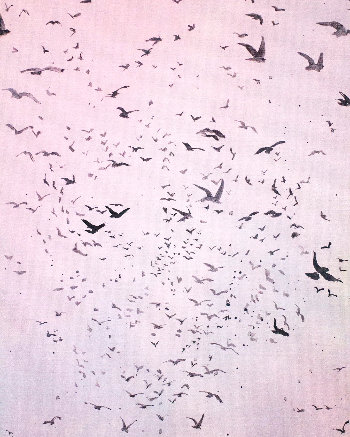 Pink sky II (35x50 cm) 2025