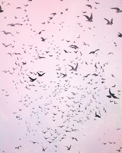 Pink sky II (35x50 cm) 2025