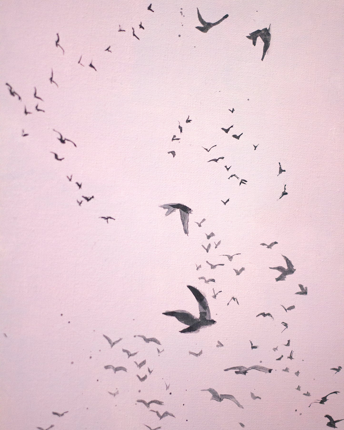 Pink sky II (35x50 cm) 2025