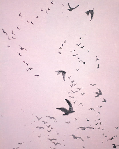 Pink sky II (35x50 cm) 2025