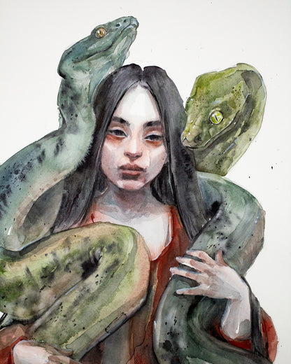 The year of the snake (40x71 cm) 2025