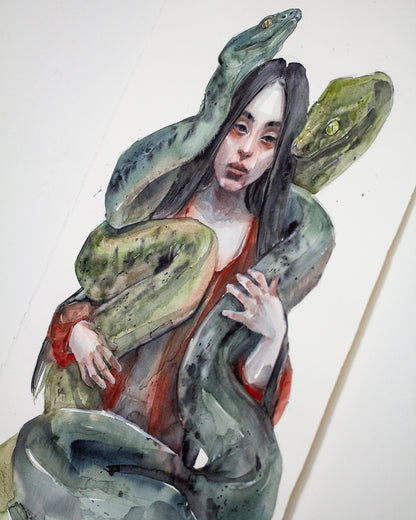 The year of the snake (40x71 cm) 2025