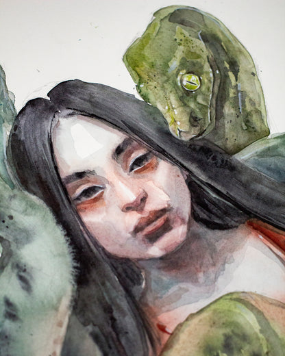 The year of the snake (40x71 cm) 2025