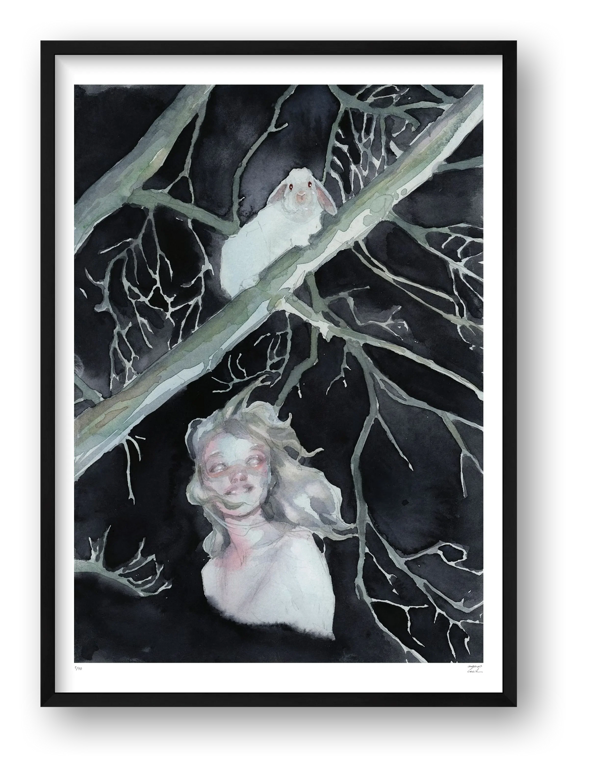 Night Ghost II — framed