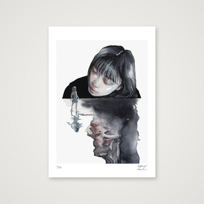 The Giant and the Fairy — A4 (21×30cm, 8×12") Print only