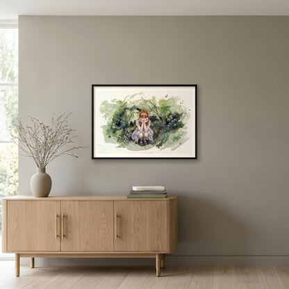 Where the Invisible Things Hide — 100×70cm, 39×28" Black Frame