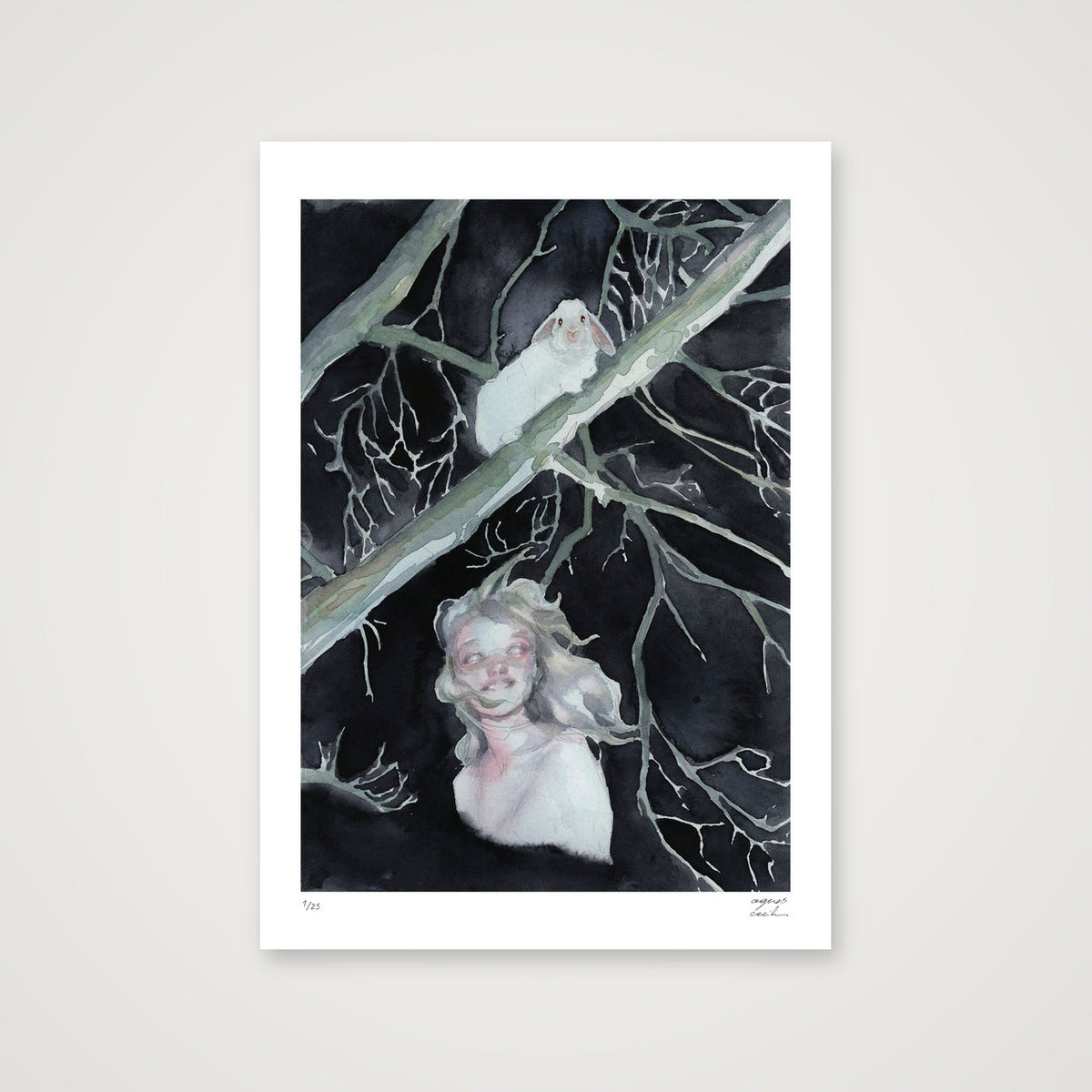 Night Ghost II — A3 (30×42cm, 12×17") Print only