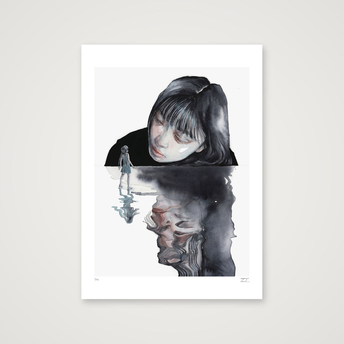 The Giant and the Fairy — 42×59cm, 17×23" Print only