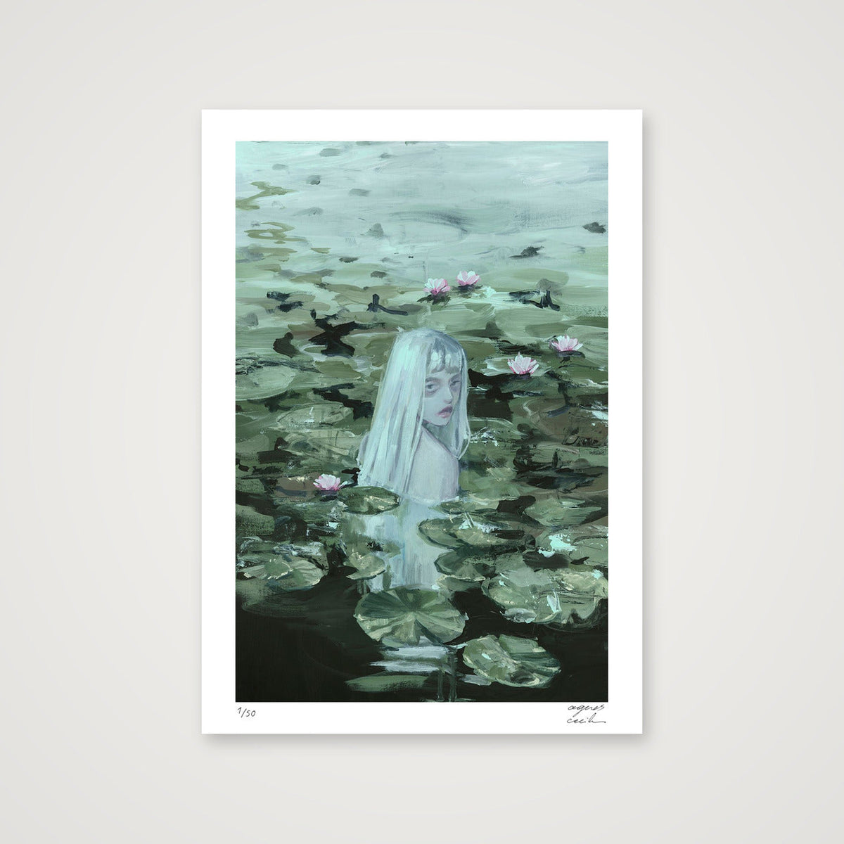 Water Nymph — A4 (21×30cm, 8×12") Print only